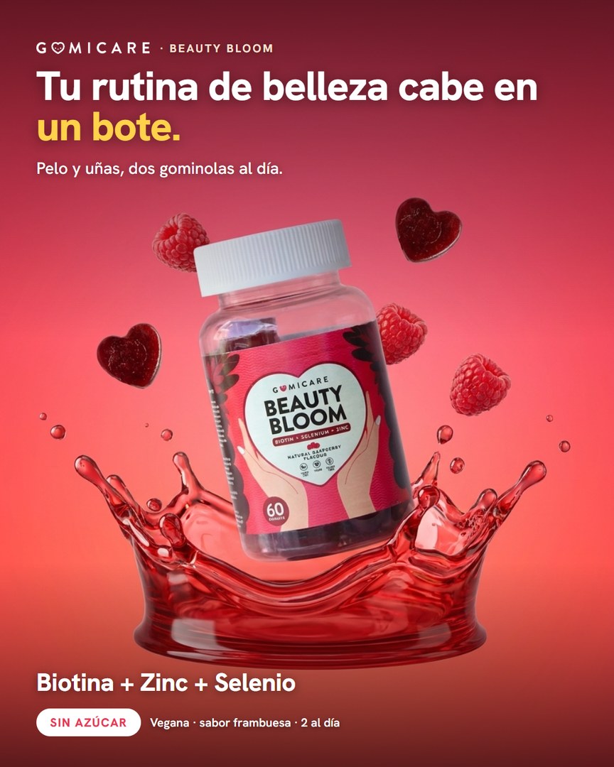 Anuncio de Beauty Bloom: tu rutina de belleza cabe en un bote