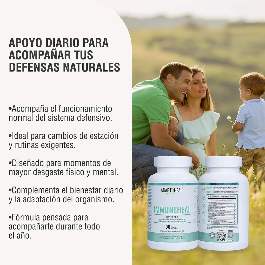 Imagen de estilo de vida: apoyo diario para las defensas naturales